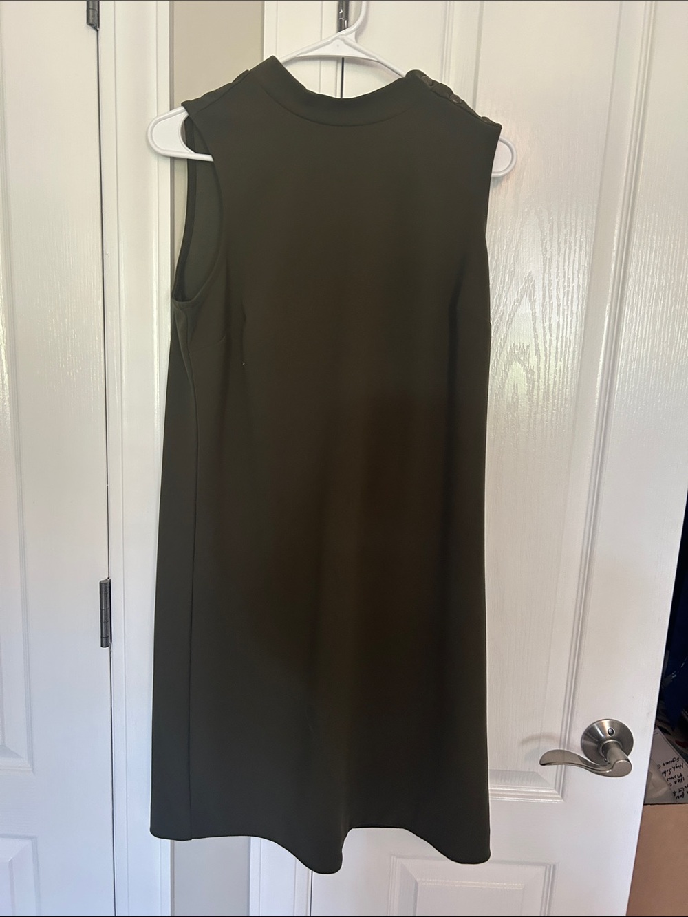 Banana Republic Olive Shift Mini Dress